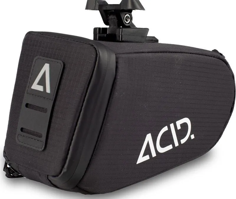 Acid Saddle Bag Click Black Large